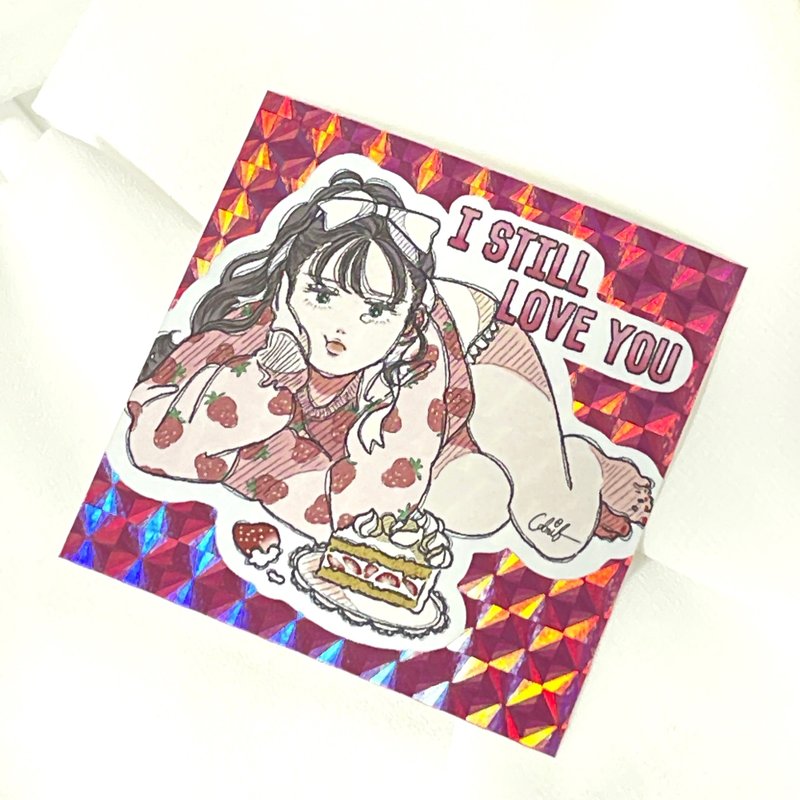 闪亮贴纸 - 贴纸 - 其他材质 粉红色