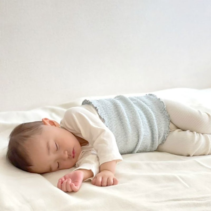 【kontex】日本保暖蓬松弹性肚围 (四色可选) 宝宝 日本制 - 包屁衣/连体衣 - 棉．麻 多色