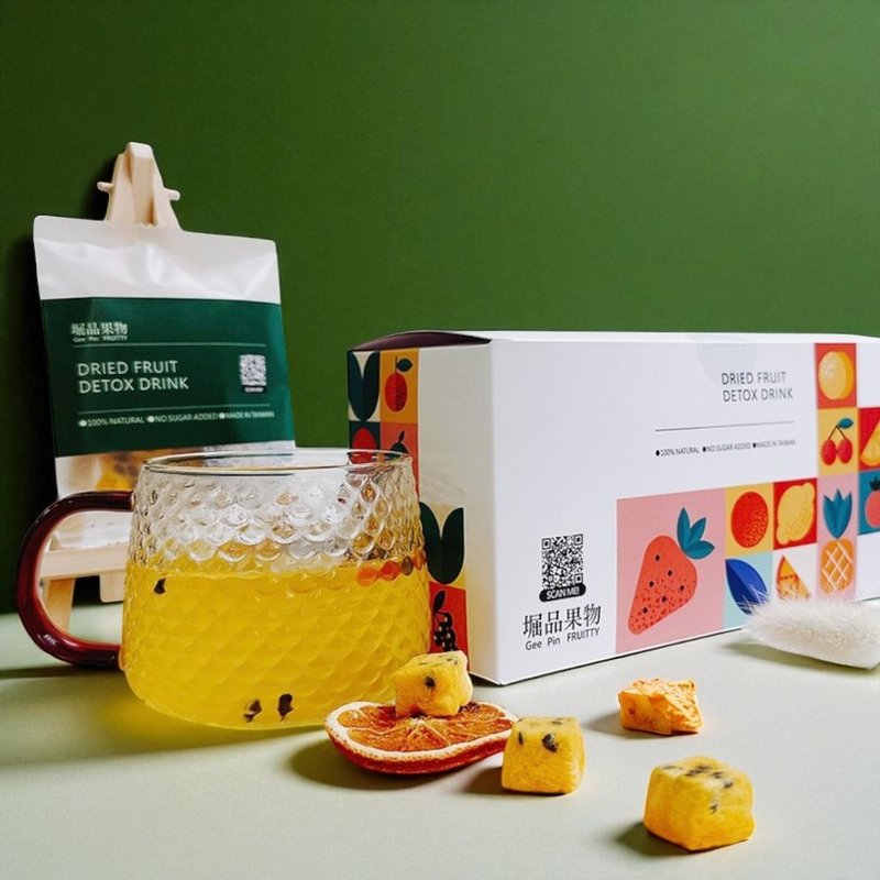| 果干水10入礼盒 | 果干饮茶包 | 10款不同口味  | 含明信片纸袋 - 茶 - 新鲜食材 