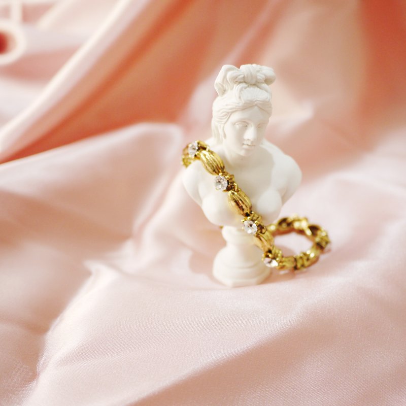 经典纯净白水晶手链 - 手链/手环 - 其他金属 白色