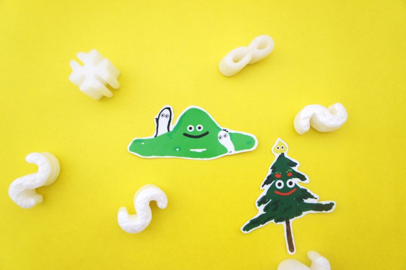 欢庆怪物贴纸组合包 - 贴纸 - 纸 多色