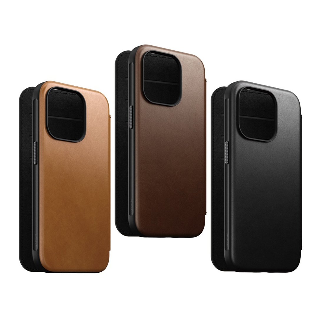 【美国NOMAD】严选Classic皮革保护套-iPhone 15 Pro (6.1) - 手机壳/手机套 - 真皮 黑色