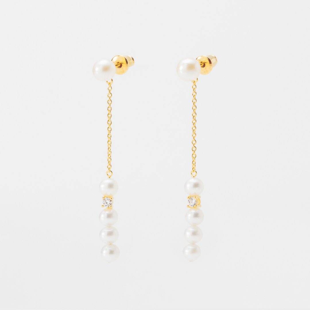 优雅迷人 / Sienna earrings 一对 - 耳环/耳夹 - 其他金属 金色