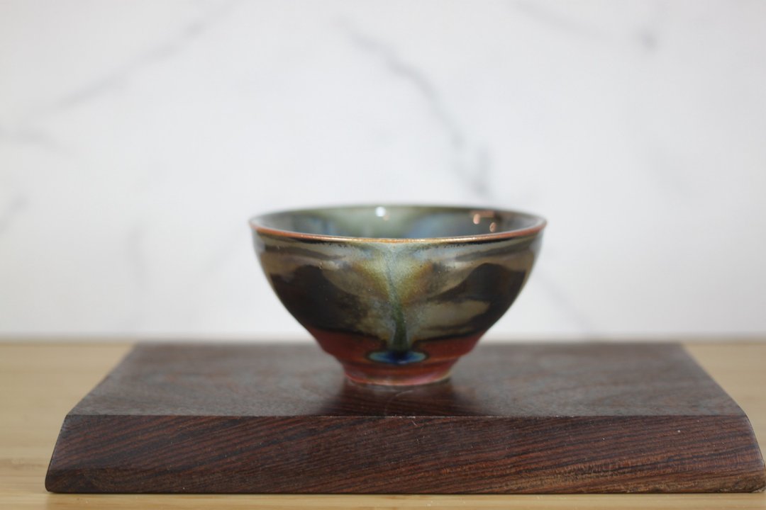 【沐春生活】120ml 天目釉 柴烧茶杯 茶碗 莺歌名家叶敏祥作品 - 茶具/茶杯 - 瓷 