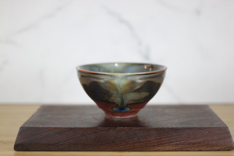 【送礼好物】120ml 天目釉 柴烧茶杯 茶碗 莺歌名家叶敏祥作品 - 茶具/茶杯 - 瓷 