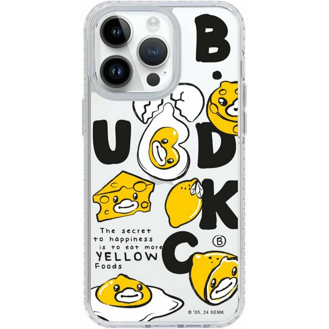 小黄鸭美食 iPhone 16 Samsung S25 气垫标准防摔镜面手机壳 - 手机壳/手机套 - 塑料 多色