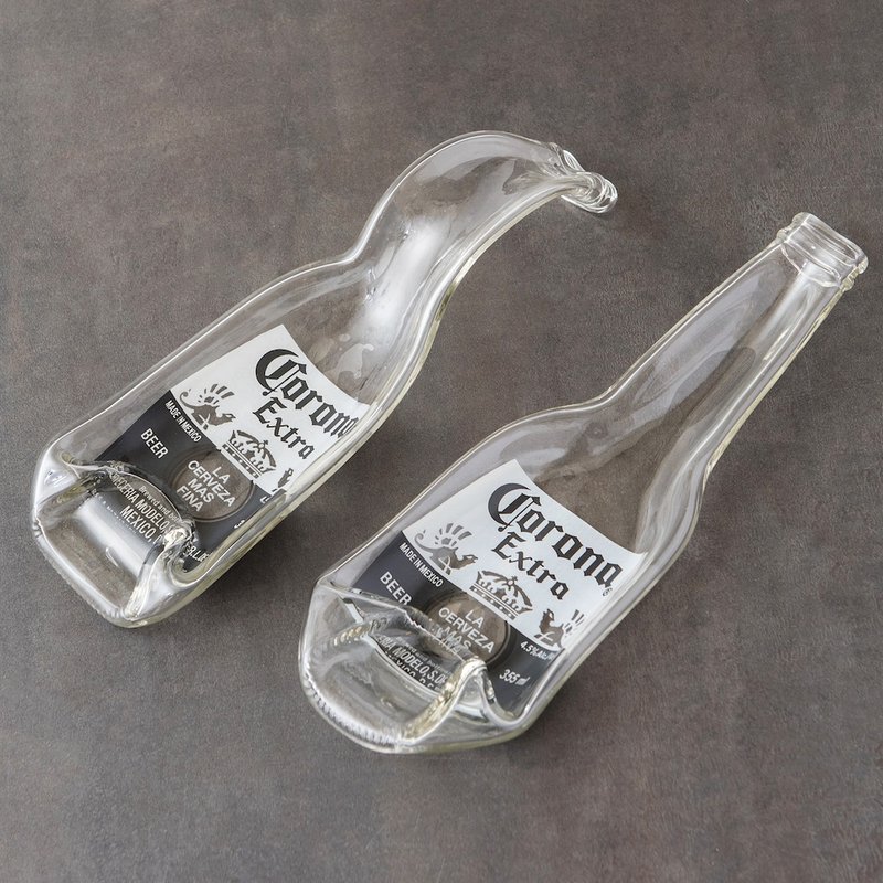 Corona 可乐娜啤酒 酒瓶盘 - 浅碟/小碟子 - 玻璃 