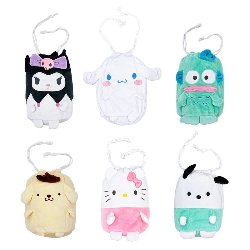 日本丸真 三丽鸥 角色主题毛毯 (附造型收纳袋) - 被子/毛毯 - 聚酯纤维 