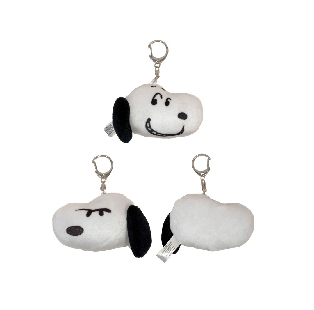 snoopy 史努比 吊饰 史努比吊饰 头型小吊饰 - 吊饰 - 聚酯纤维 白色