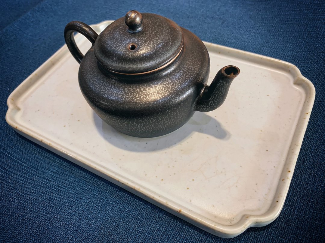 观与藏系列-汝釉茶盘(壶承) - 茶具/茶杯 - 陶 白色