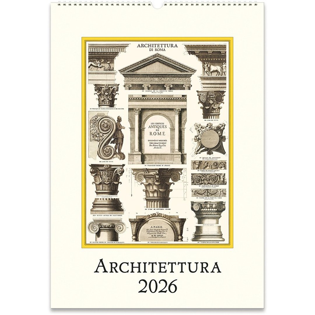 Cavallini & Co.  2026 年历/挂历_ARCHITETTURA - 年历/台历 - 纸 多色
