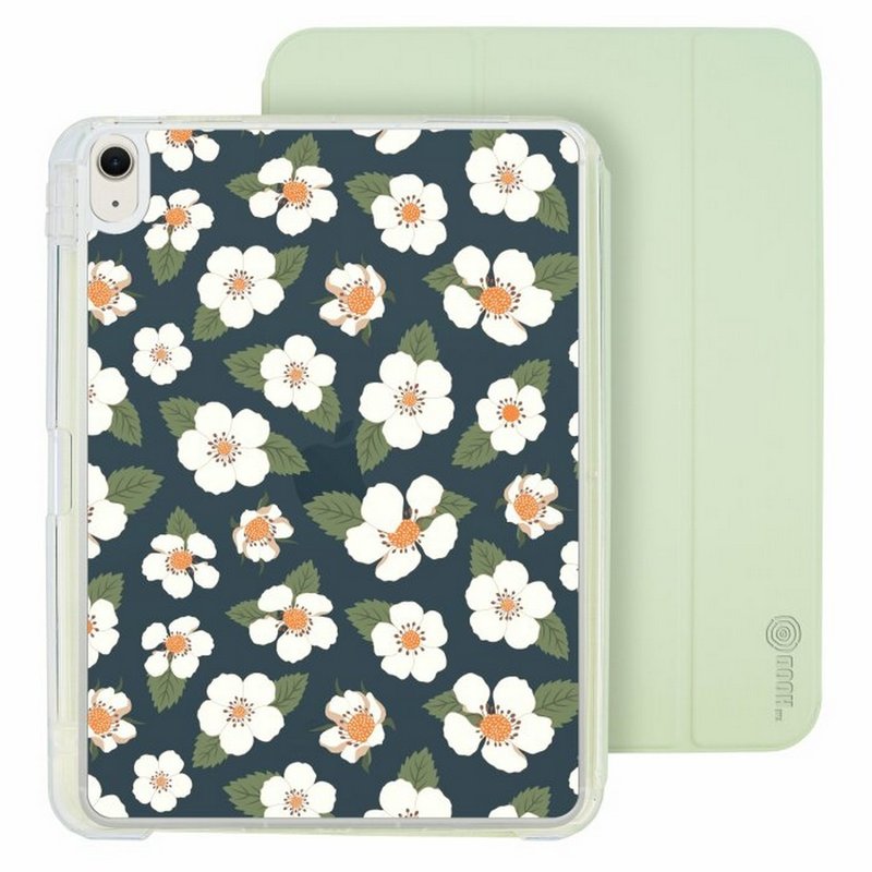 Strawberry Flower iPad Air 11/pro13可拆式防摔透明笔槽折套 - 平板/电脑保护壳 - 塑料 多色