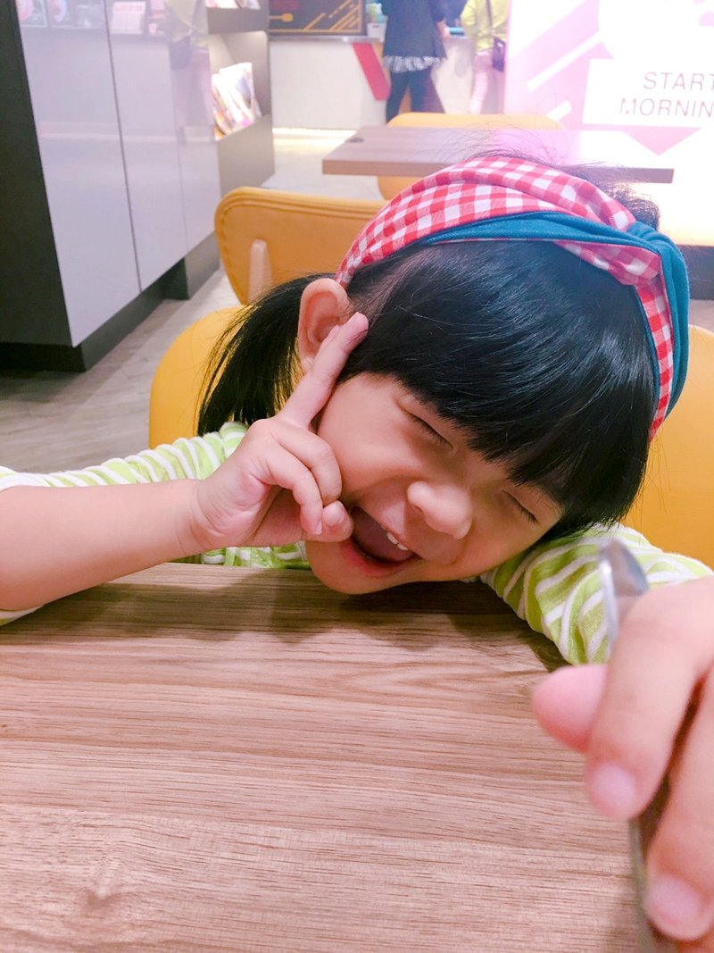 俏丽的野餐露营风格发带-明unicorn 美好的纯真 Headband - 发饰 - 棉．麻 红色