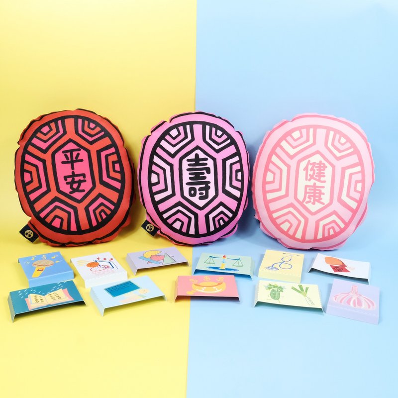 茚Yin经典原创 红龟粿(小)精致版抱枕 高21宽17厚8/cm 抓周道具 - 玩具/玩偶 - 聚酯纤维 粉红色