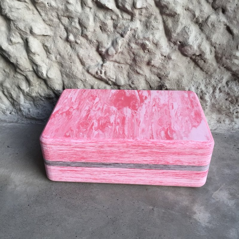 MIT初阶适用瑜珈砖 瑜珈块 瑜珈辅助用具独家技术色彩独具 - 运动/健身用品 - 环保材料 粉红色