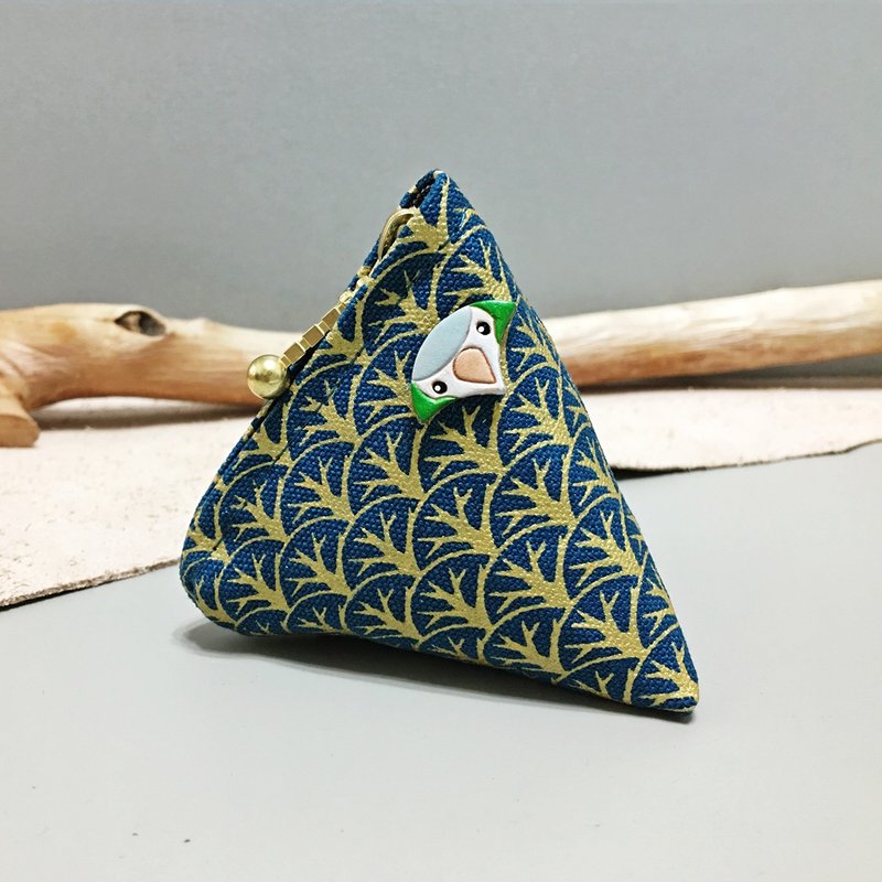 在森林里的鹦鹉 ∣ 和尚鹦鹉 Monk · 山角零物包 - 皮夹/钱包 - 其他材质 蓝色