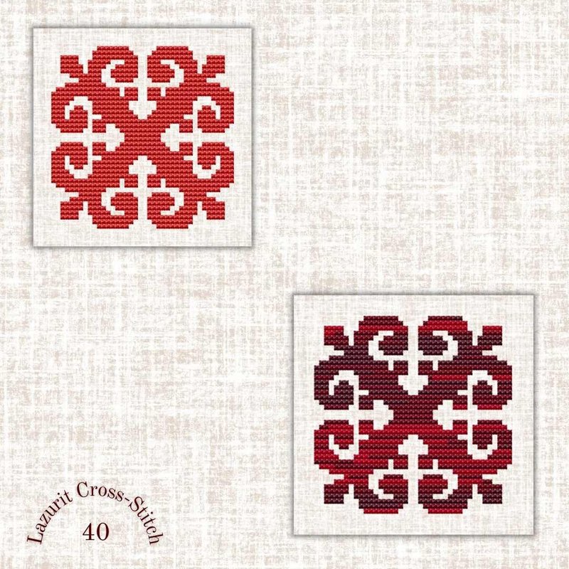 Ornament cross stitch pattern - 其他数码商品 - 其他材质 