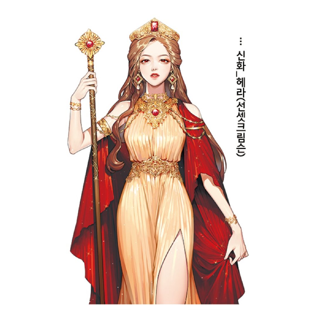 Hera - 神话 (8色) 女孩贴纸 (honne market) blackraccoon - 贴纸 - 纸 多色