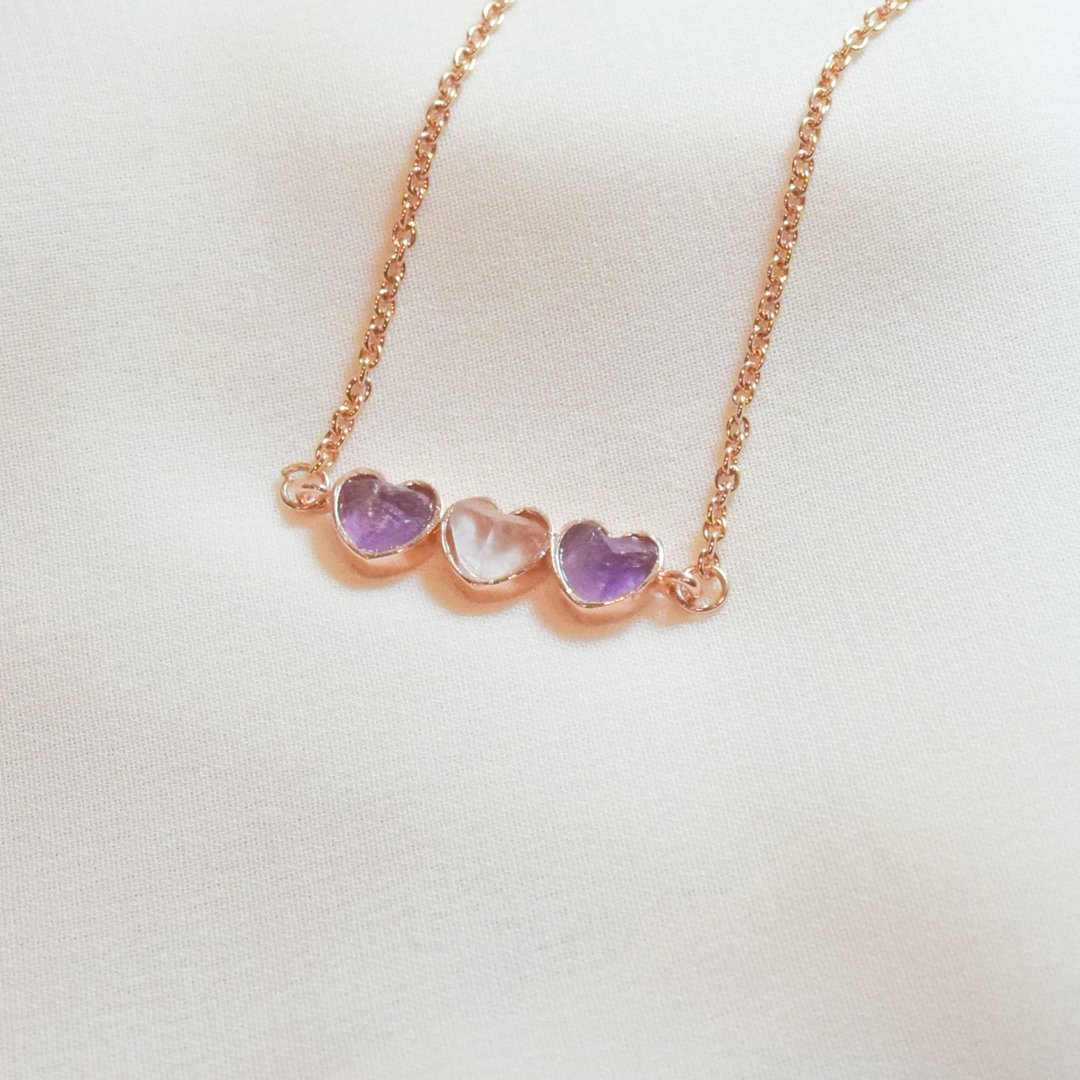 Heartbeat Pendant - 项链 - 其他材质 粉红色