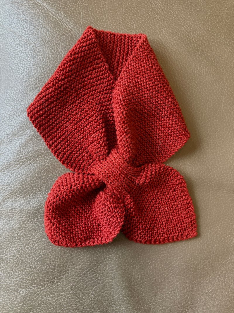 新品 节日限定 纯手工编织 羊绒小围巾 法国Bompard同款 - 围巾/披肩 - 羊毛 