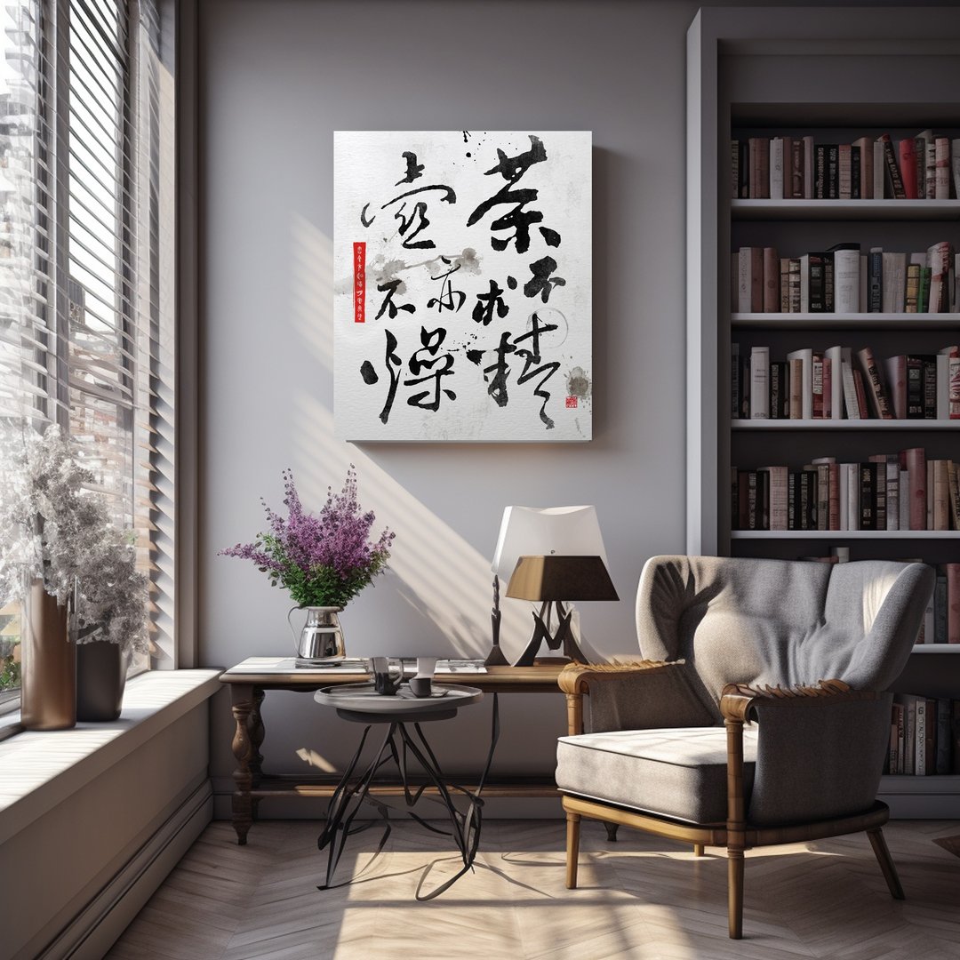 删 - 书法 - 无框画 | 乔迁礼物 | 开店 | 民宿布置 | 搬新家 | 装饰 - 海报/装饰画/版画 - 其他材质 黑色