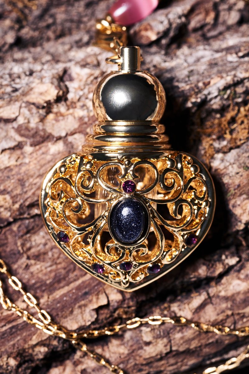 Neve Jewelry 缪斯之心 迷你香水瓶项链(金色) - 项链 - 其他金属 多色