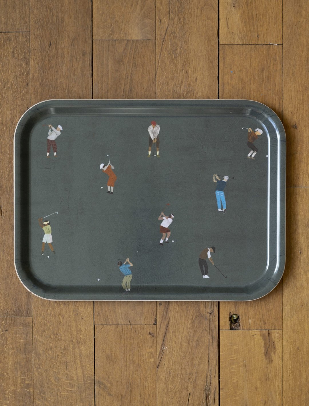 方型托盘- GOLFERS SMALL TRAY (27 X 20 cm) - 托盘/砧板 - 木头 绿色