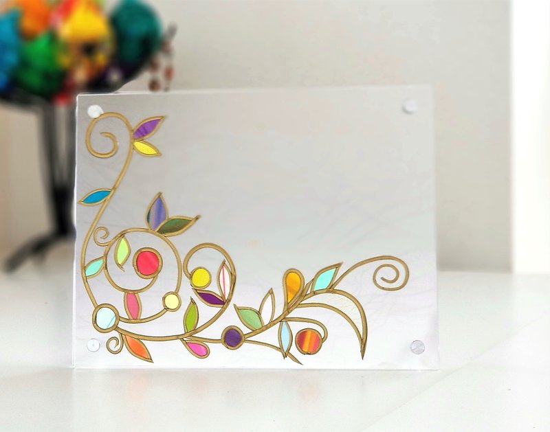 Acrylic Photo Frame　 Elven Flower Garden - 画框/相框 - 塑料 多色