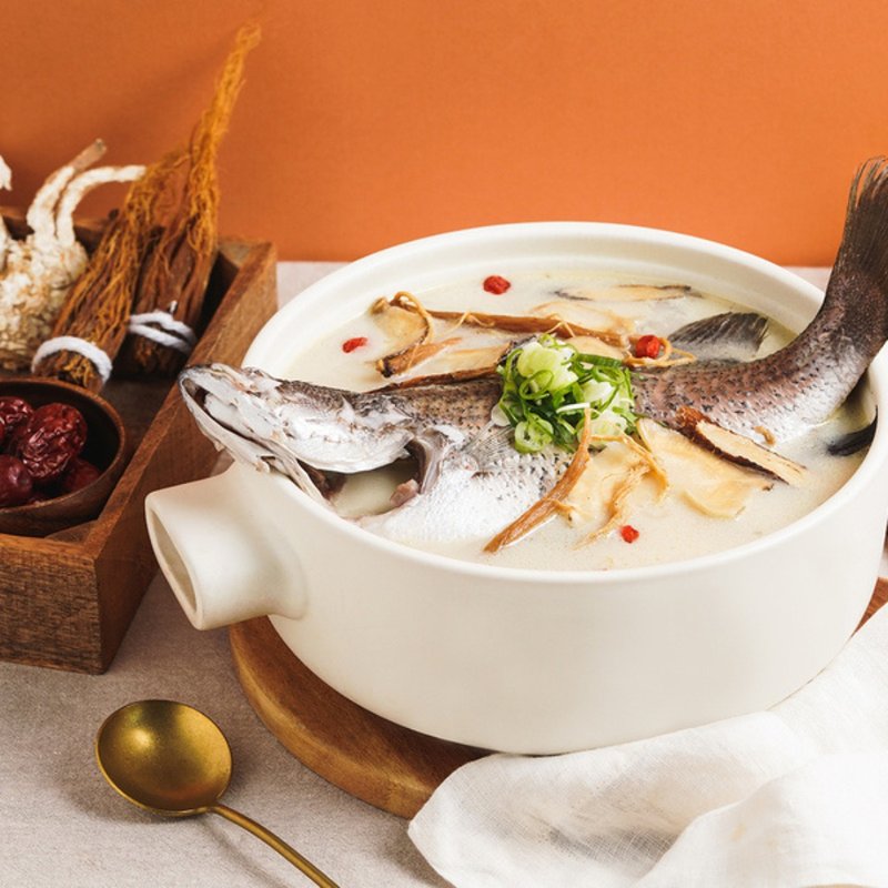 泰昌堂 | 人参鲜鱼汤调理包 | 愈后调补养生药膳 - 料理包 - 新鲜食材 