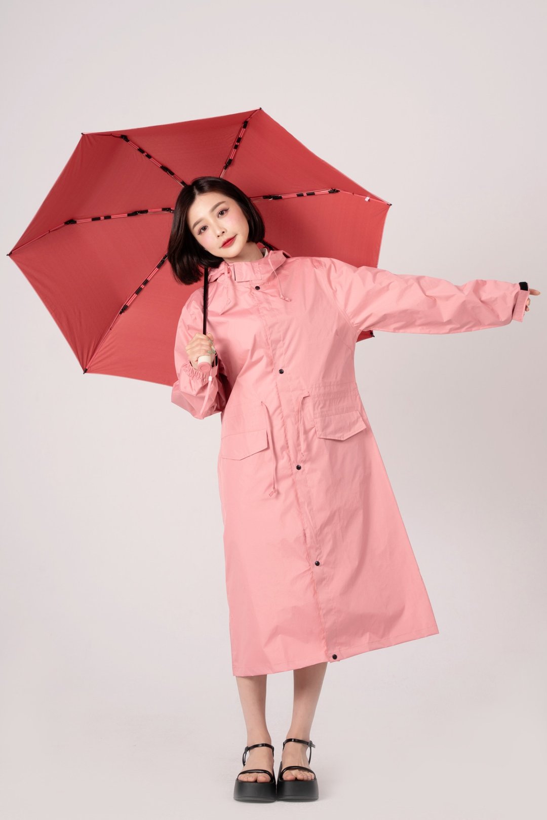 SPII石墨烯风雨衣 - 雨伞/雨衣 - 聚酯纤维 多色