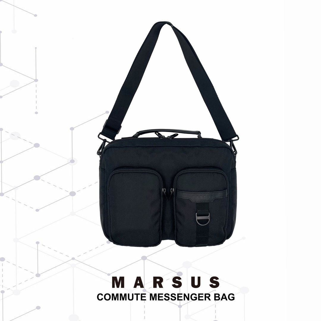 MARSUS COMMUTE CROSSBODY 尼龙百搭防泼水笔电侧背包 - 侧背包/斜挎包 - 聚酯纤维 