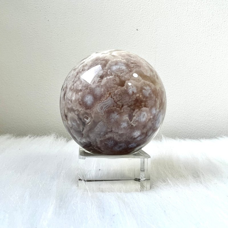 粉樱花玛瑙球 | 水晶 | 水晶球 | 水晶摆件 - 摆饰 - 水晶 多色