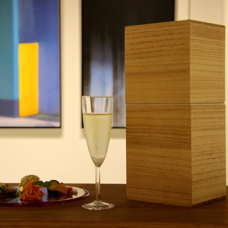 Paulownia Wine Cooler / Single Cooler - 浅碟/小碟子 - 木头 咖啡色
