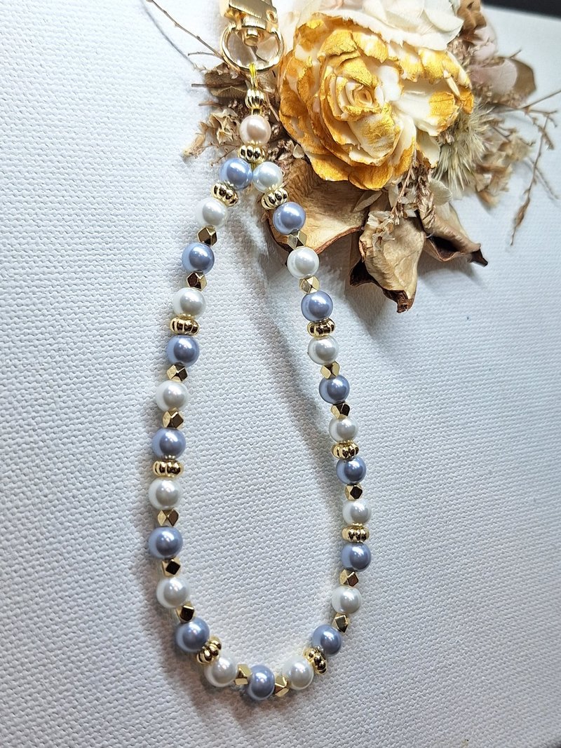 真多麻色贝珠手机链 - 挂绳/吊绳 - 贝壳 