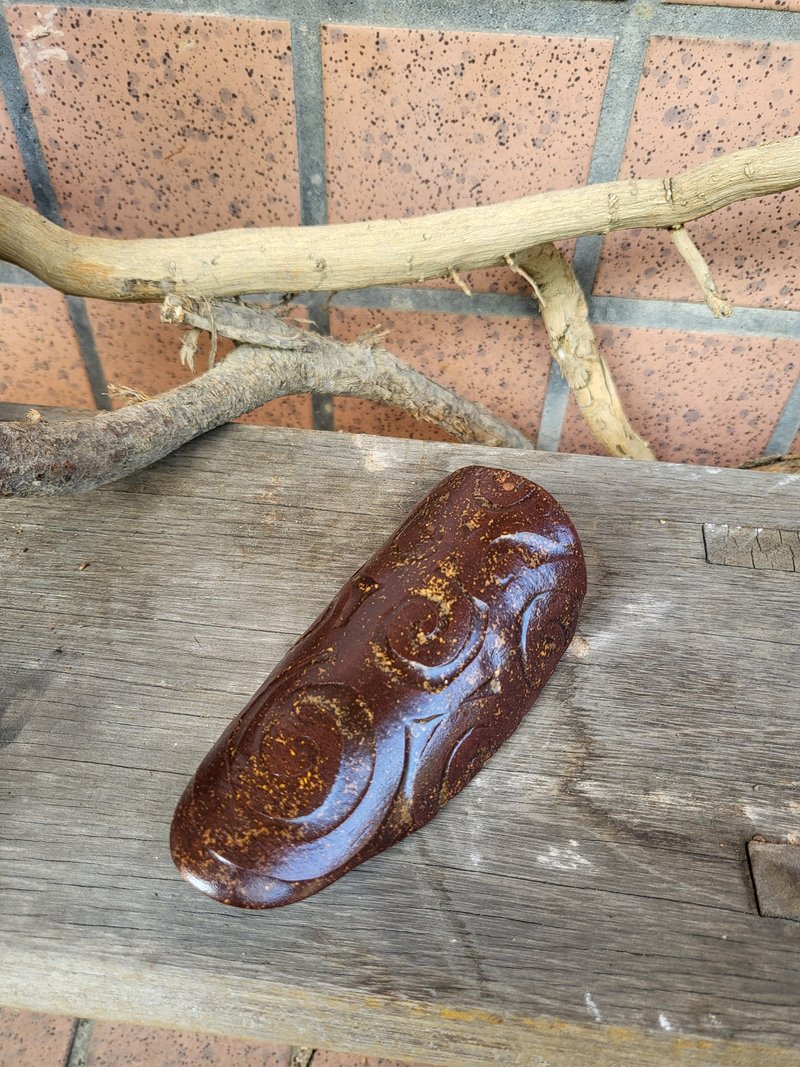 手工茶则 - 茶具/茶杯 - 陶 咖啡色