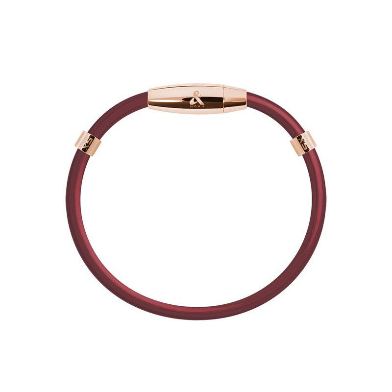 X5 特仕版钛锗手环 (玫瑰金) - 手链/手环 - 硅胶 多色