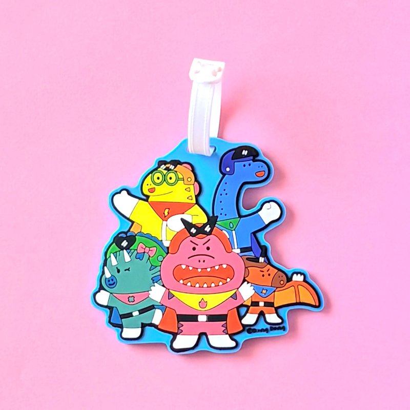 行李吊牌/恐龙好朋友/绘本周边 - 行李吊牌 - 塑料 多色