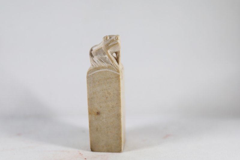 客制姓名印章 - 印章/印台 - 石头 卡其色