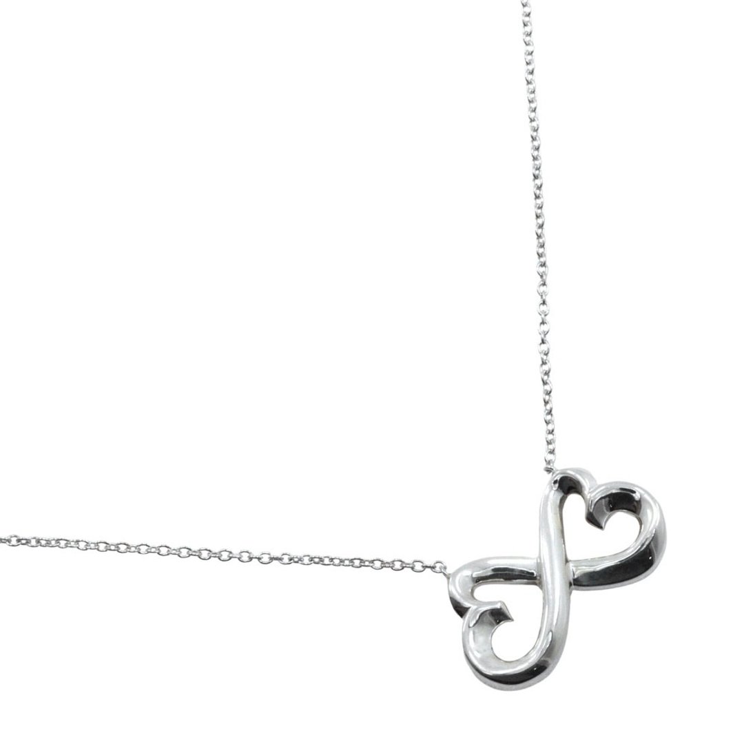 【日本直送】蒂芙尼 TIFFANY&Co. 双爱心 项链 毕卡索系列 银 925 约 4.5g женские 【二手】 - 项链 - 银 银色
