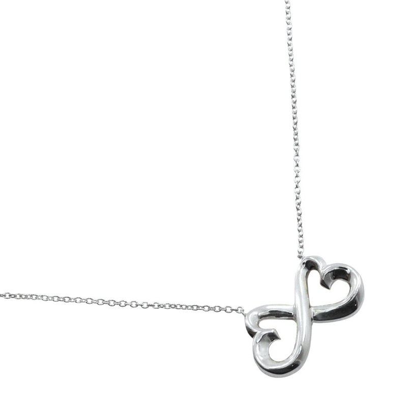 【日本直送】蒂芙尼 TIFFANY&Co. 双爱心 项链 毕卡索系列 银 925 约 4.5g женские 【二手】 - 项链 - 银 银色