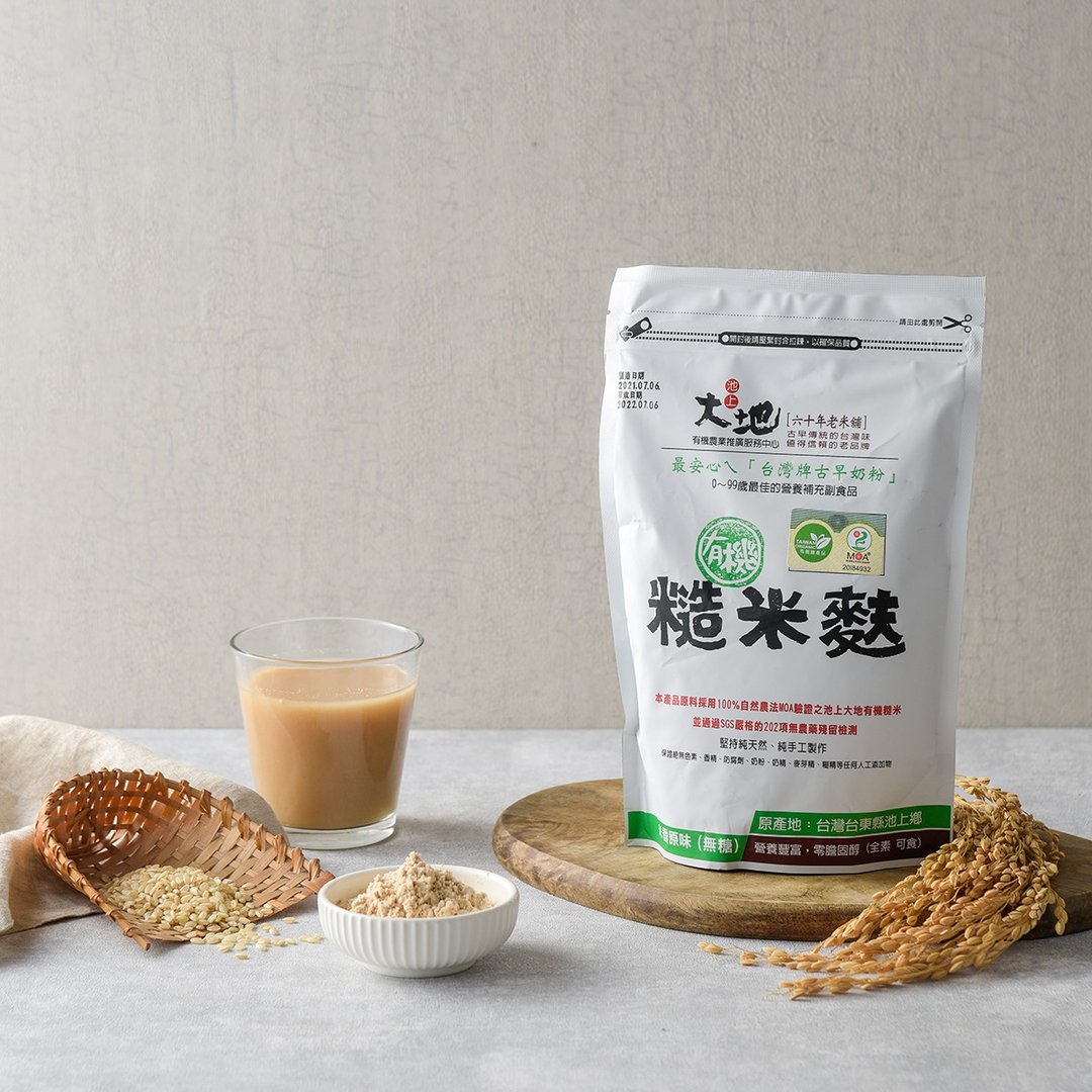 【共好粮仓】池上米 有机糙米麸 - 五谷杂粮/米 - 新鲜食材 白色