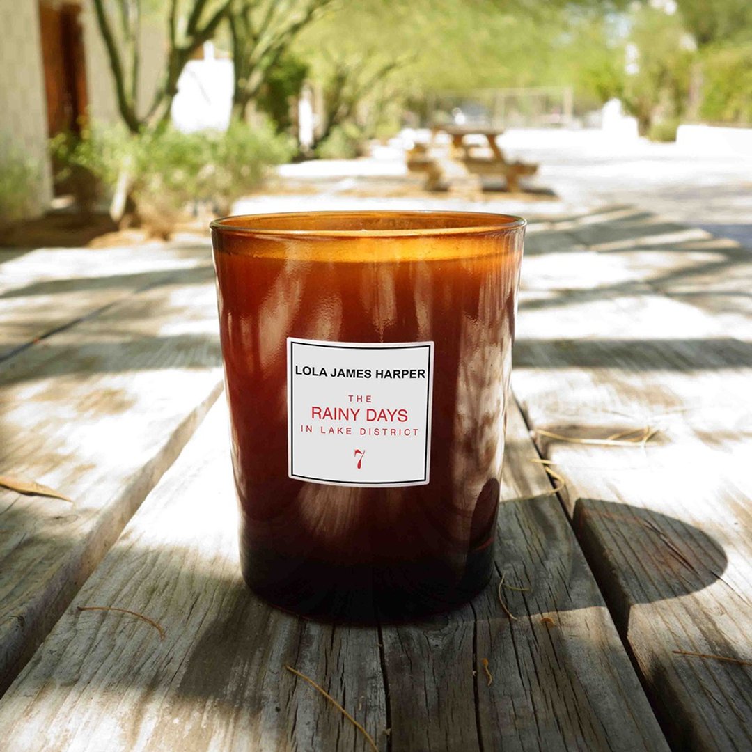 Lola James Harper #7 RAINY DAYS CANDLE 雨天香薰蜡烛190g - 蜡烛/烛台 - 蜡 白色