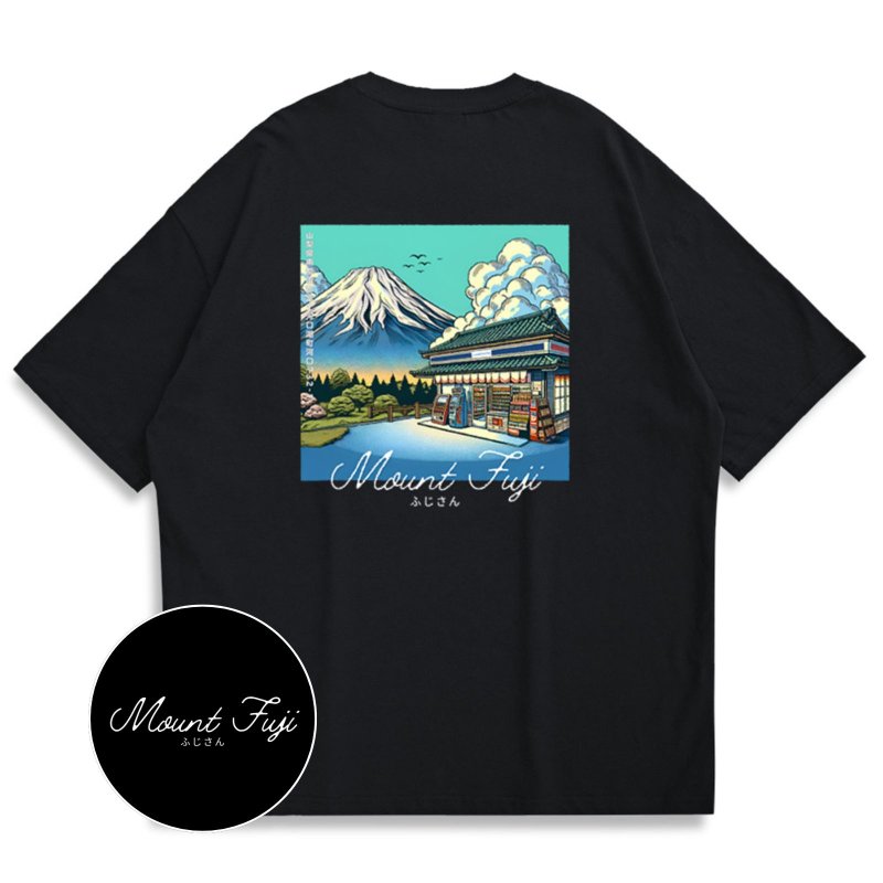 【CREEPS】Mount Fuji with Lawson 宽松重磅印花T恤 210g - 男装上衣/T 恤 - 棉．麻 多色