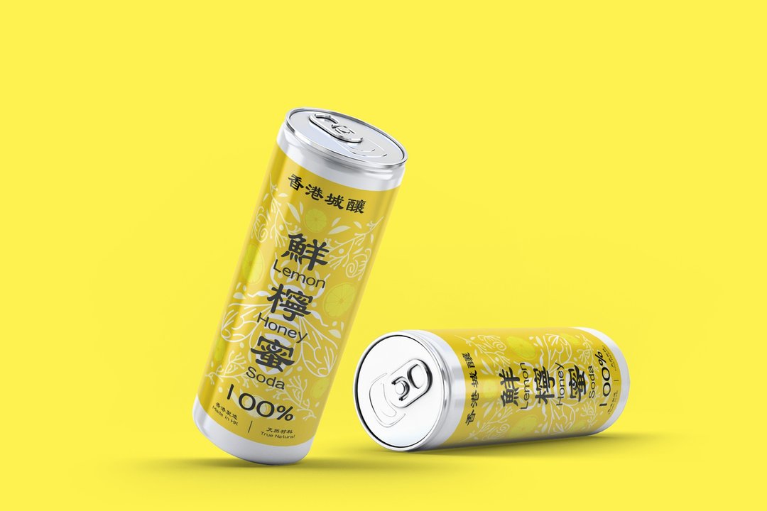 鲜柠蜜梳打 - 健康/养生 - 新鲜食材 黄色