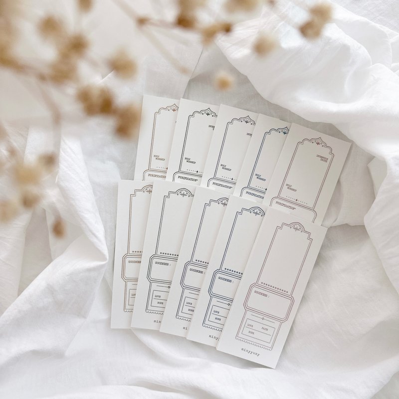 长款记事本 - 便条纸/标签贴 - 纸 