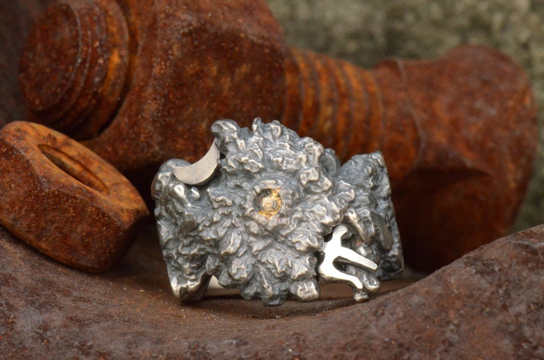 Shiva Ring No.1 - 戒指 - 贵金属 银色
