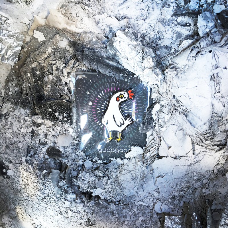 思考人生的鸡 别针 - 徽章/别针 - 其他金属 多色