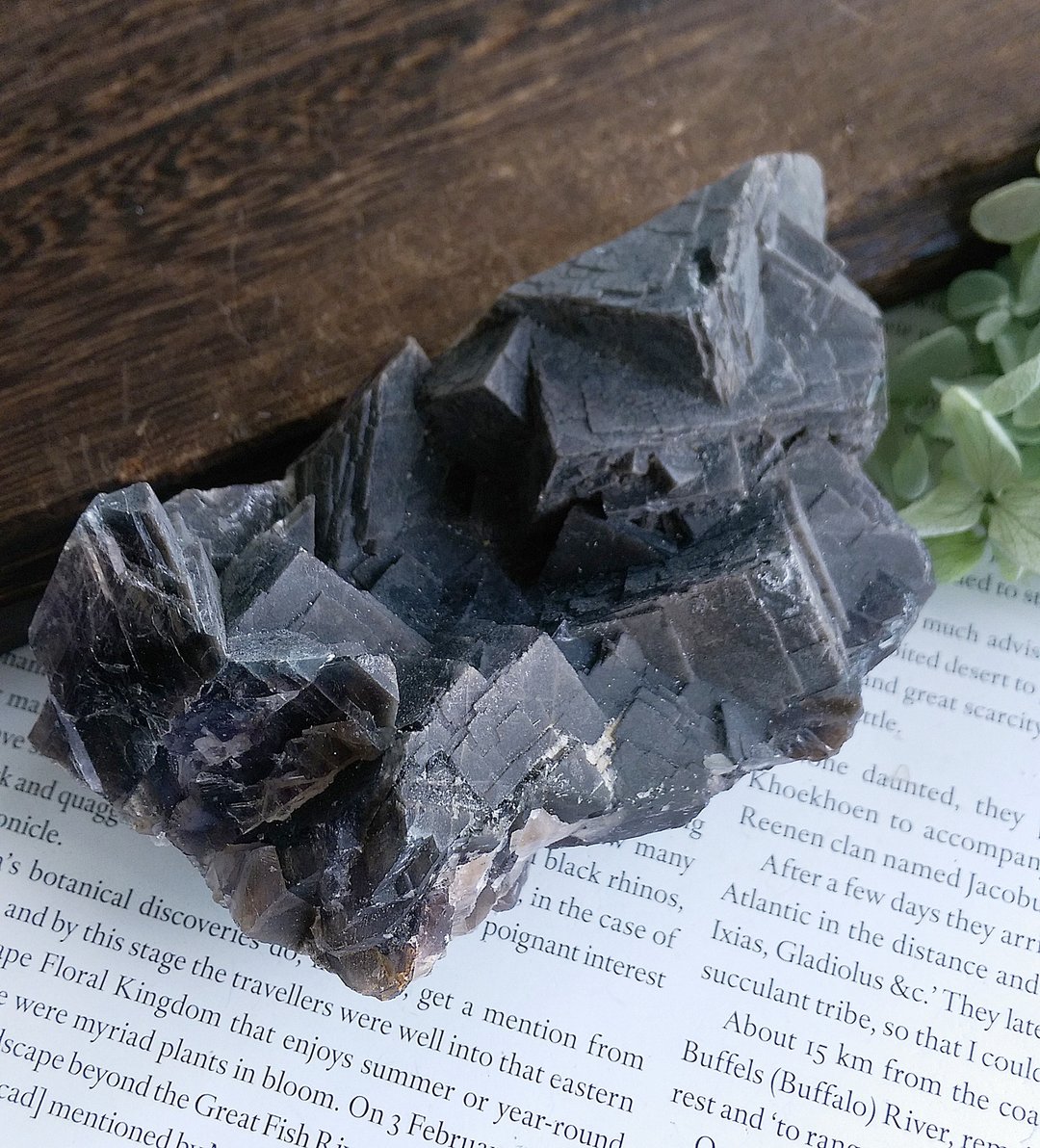 Fluorite  内蒙产地  幻影萤石 水晶共生 天然矿石 原矿 - 摆饰 - 其他材质 