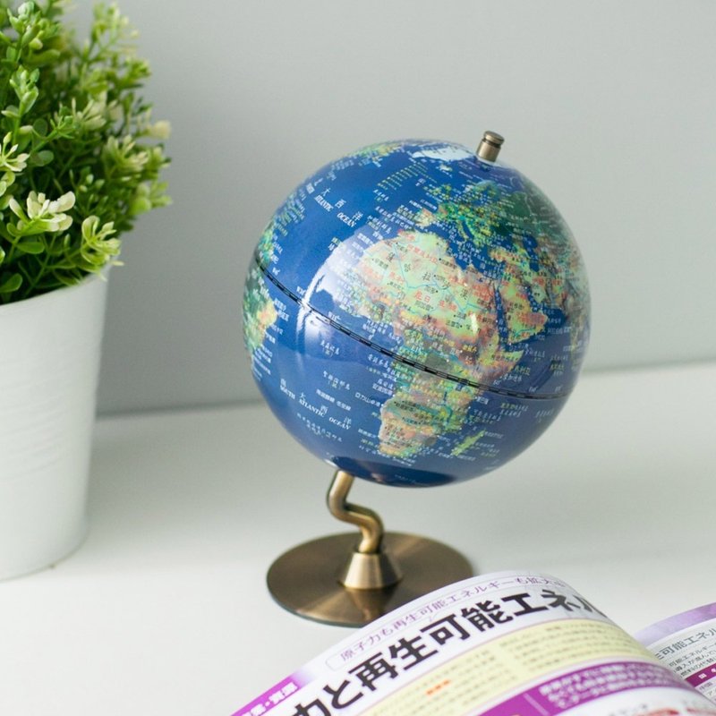 SkyGlobe 5寸卫星原貌金属底座地球仪(中文版) - 其他 - 其他金属 蓝色
