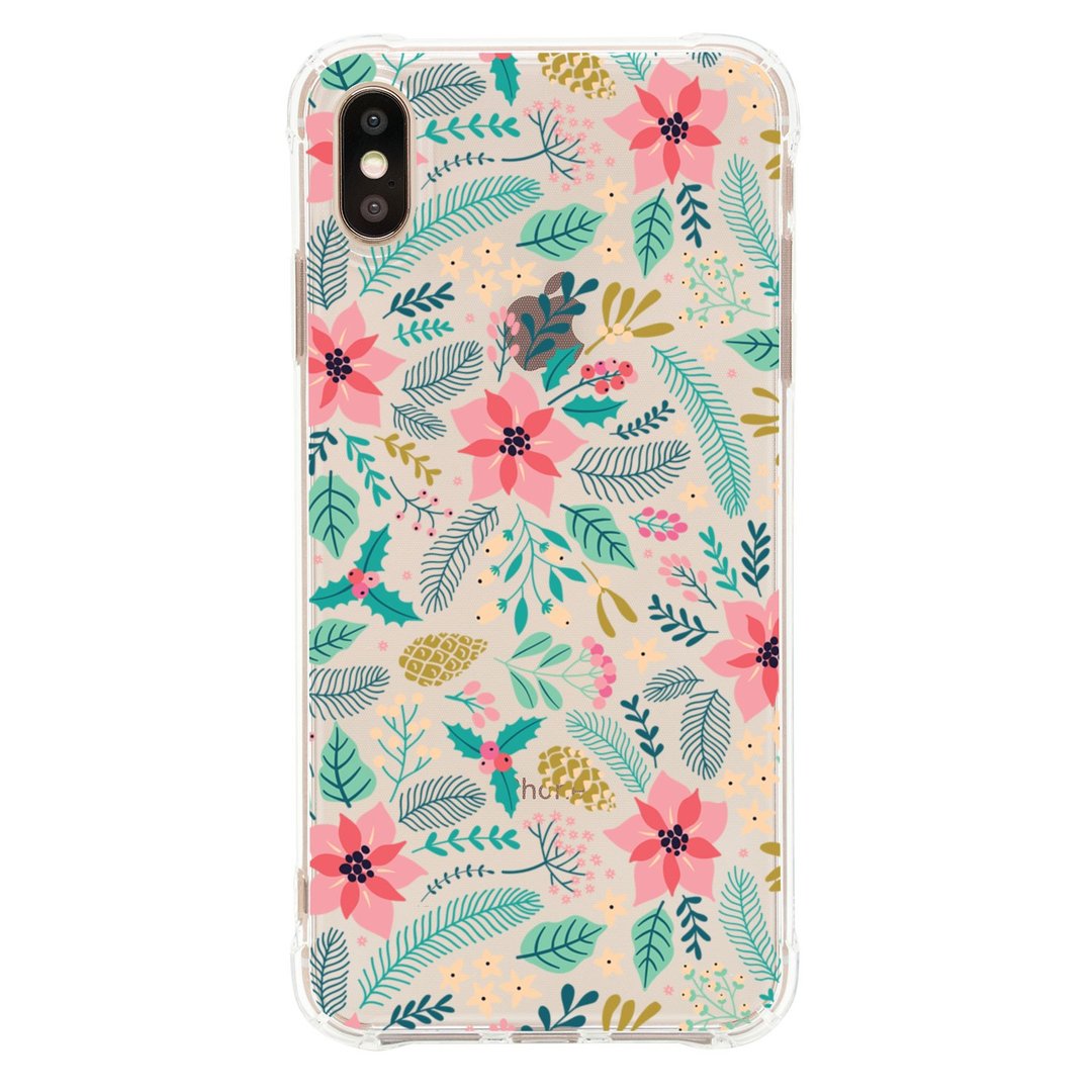说到圣诞你会想起大红花 iPhone 8 X XS XSmax XR Samsung 手机壳 - 手机壳/手机套 - 塑料 多色